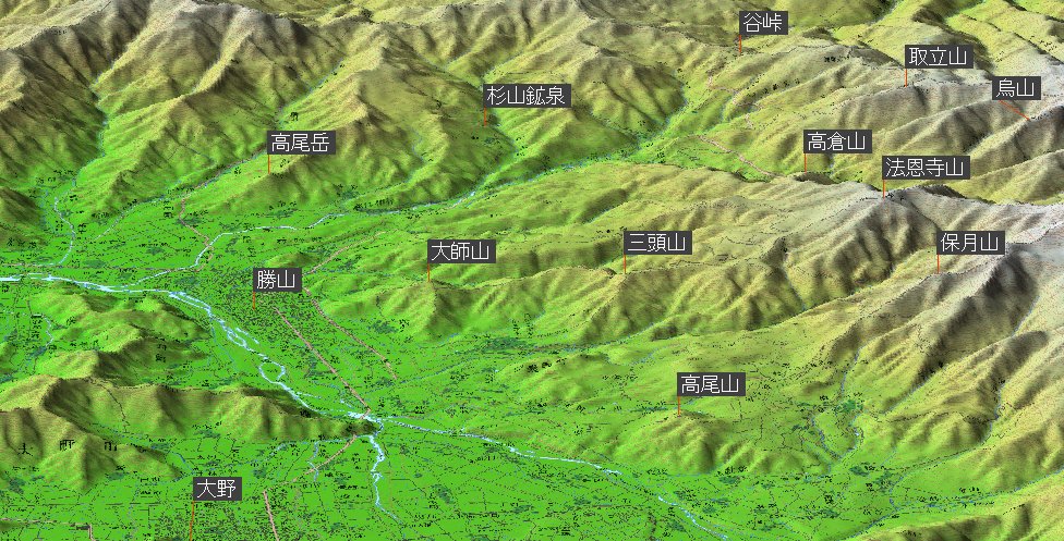 ���䏟�R�@���R�z��@�փ������R�O�O�O�O������̒��Ր}�i�����Y�Q�O�O�����j