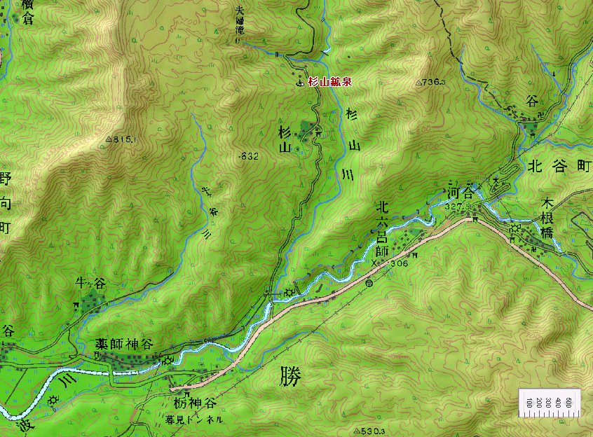 ���䏟�R�@���R�z��@�ߕӂ̒n�}