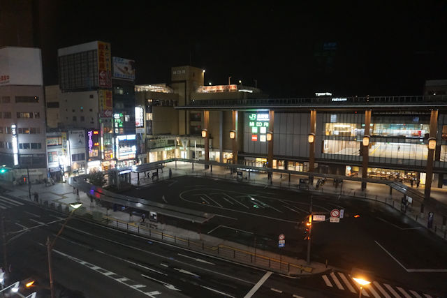 長野駅の夜景