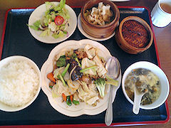 野菜炒めランチ