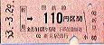 坂根駅の切符